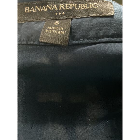 BR Blue Graphic Print Mini Skirt - Size 8 - Picture 3 of 4